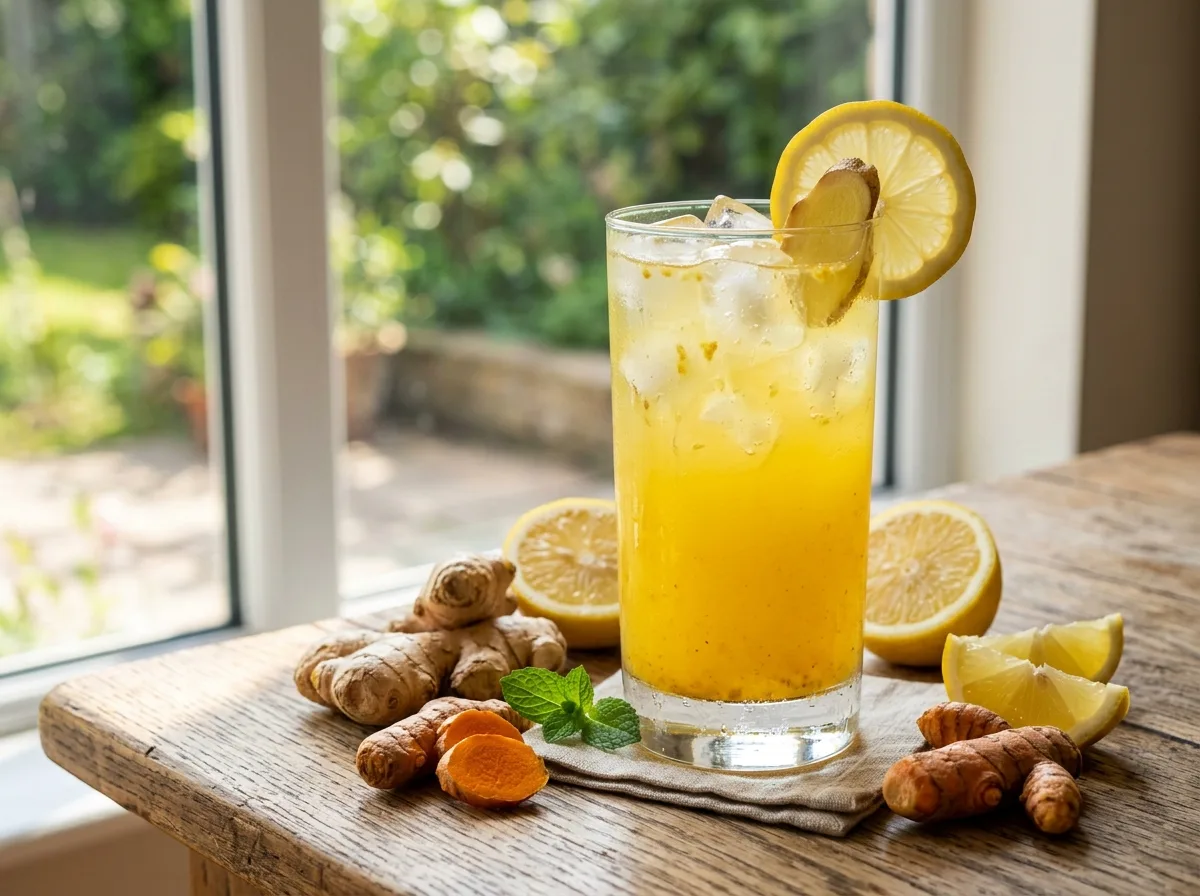 Ginger Turmeric Lemonade