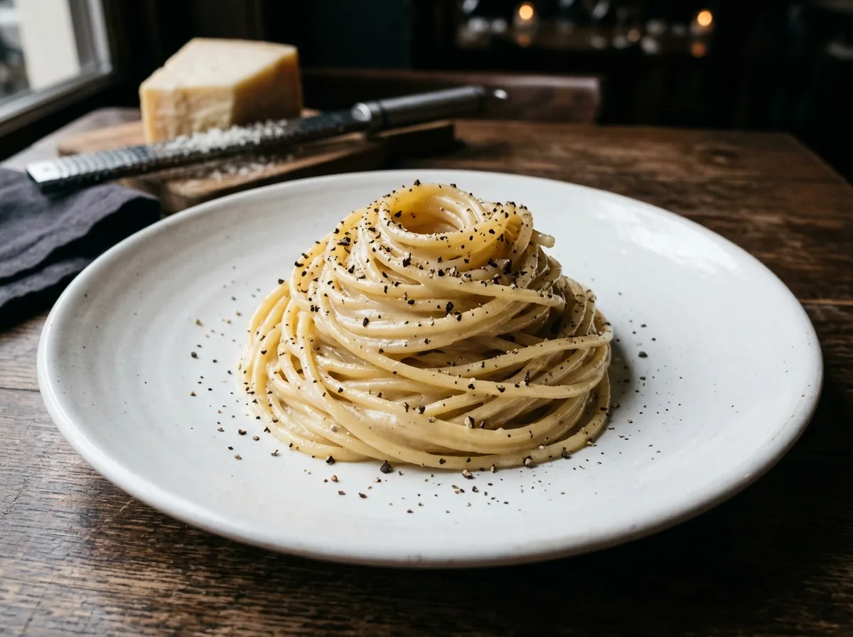 Cacio e Pepe (Four Ingredients, No Cream)