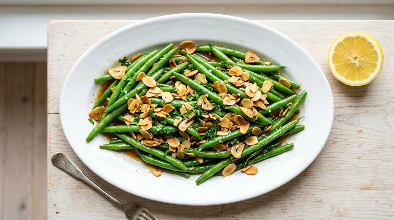Green Beans with Toasted Almonds