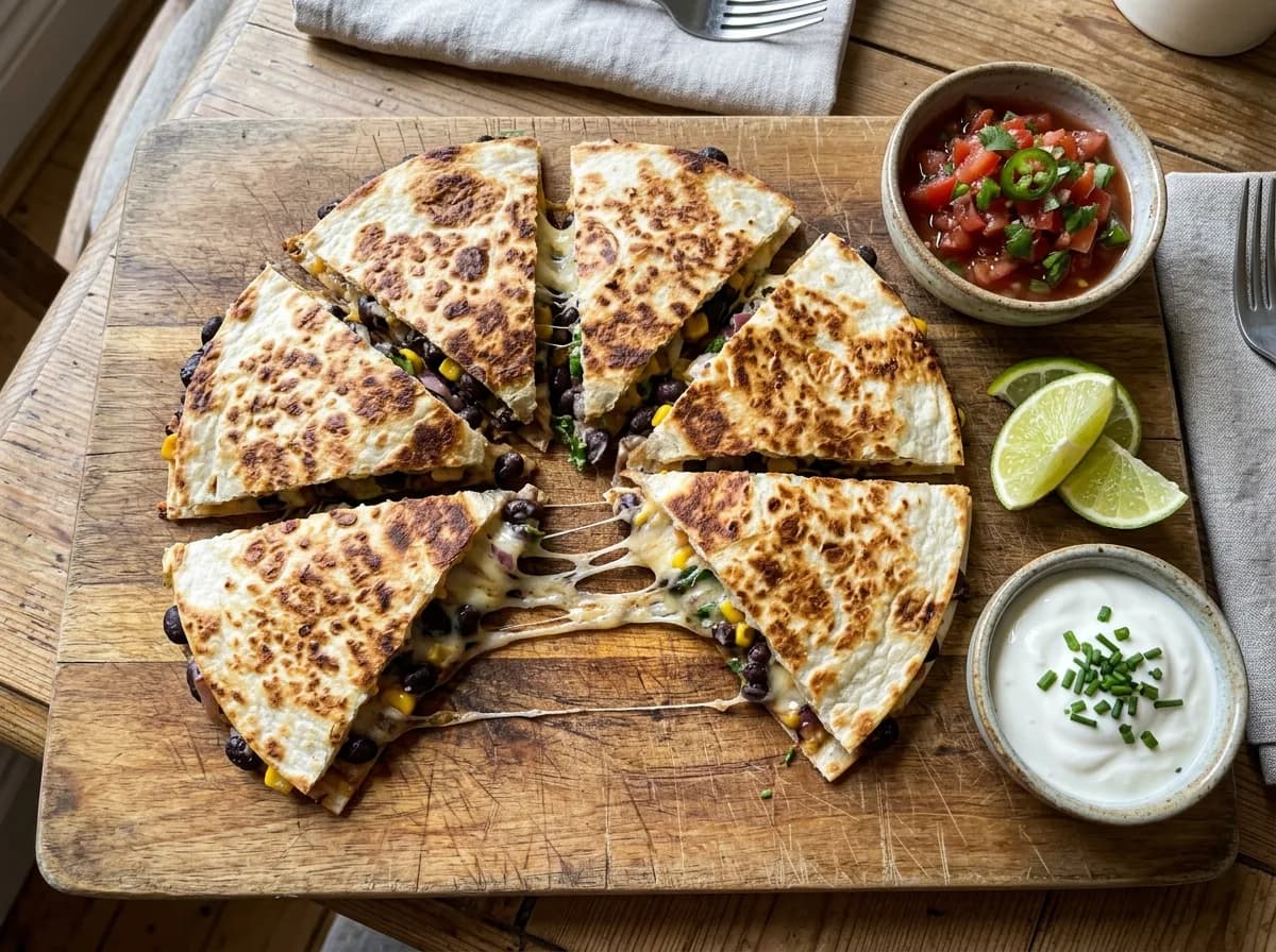 Black Bean and Cheese Quesadillas