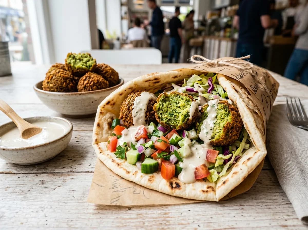 Crisp Falafel Wraps