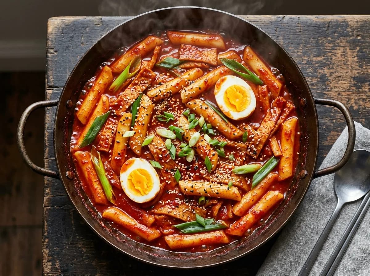 Tteokbokki (Spicy Korean Rice Cakes)